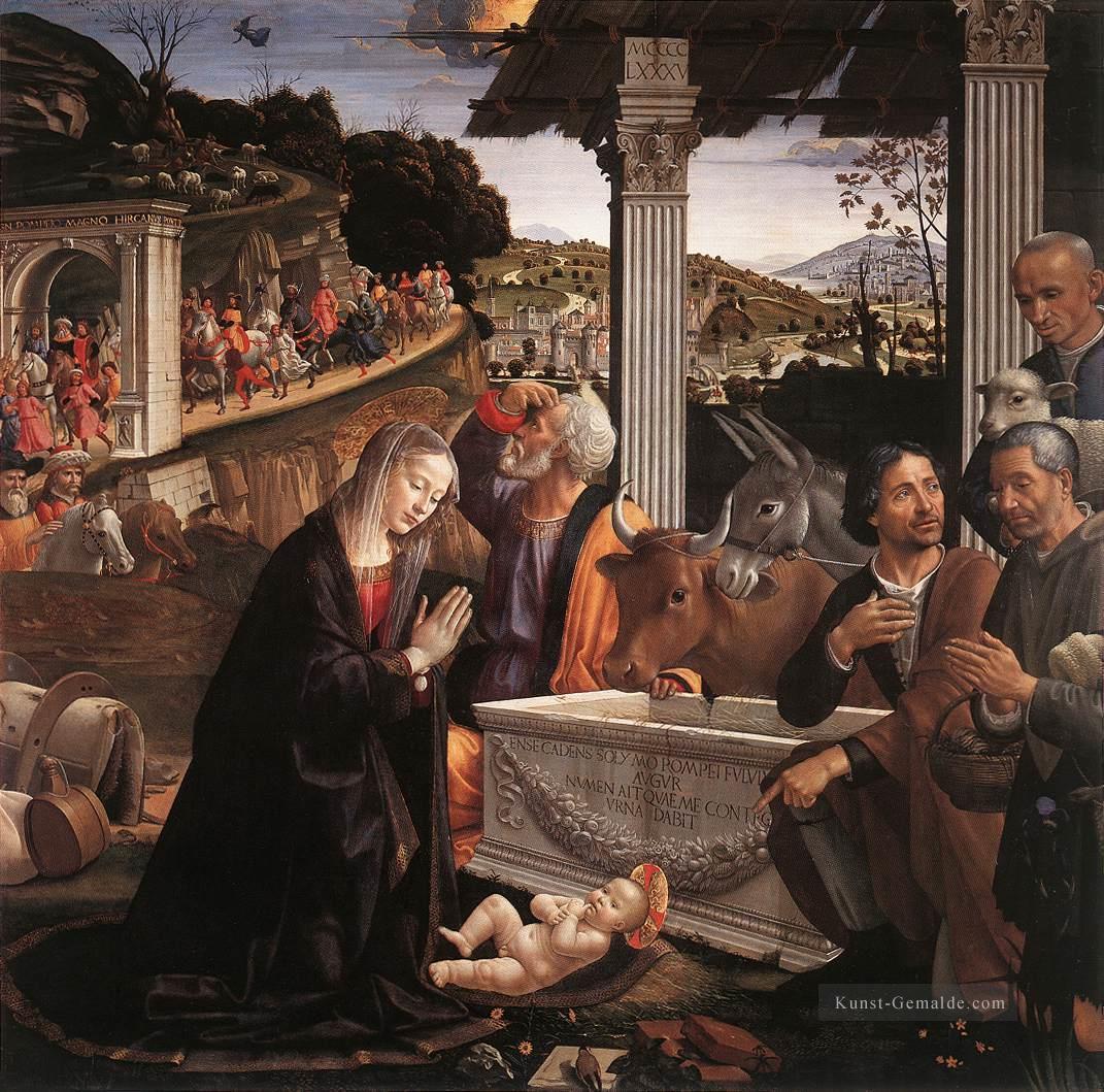 Verehrung des Schäfer Florenz Renaissance Domenico Ghirlandaio Ölgemälde